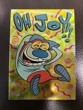 1993 Topps Ren Stimpy OH Joy PRISMATIC CIRCLES card #39 picture