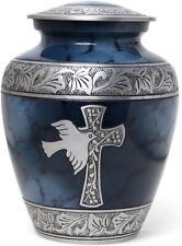 Cross With Pigeon Cremation Urn 10