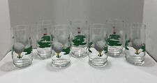 Vintage Golf Ball 19th Hole 16 oz 7pc Indiana Glass Tumbler Set picture