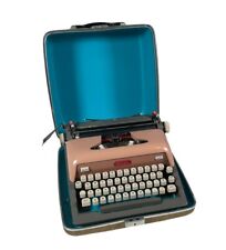 Vintage Royal Travel Deluxe Typewriter Futura 800 With Case Pink picture