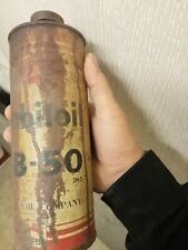 Very Rare Vintage Old Mobil Oil Can picture