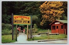 Entrance to The Mystery Spot Santa Cruz California CA Postcard picture