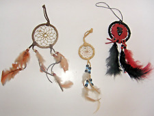 Lot of Three Vintage Native American Hand Made Dream Catchers picture