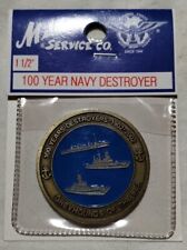 NEW USN US NAVY 100 Years of Destroyers 1902-2002 Challenge Coin  picture