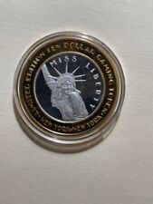 Silver Strike from New York/New York,  MISS LIBERTY 1998, frosted figure. picture