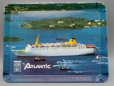 MV ATLANTIC Home Lines Souvenir Trinket Dish Tray 7