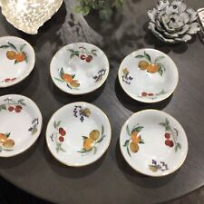 Royal Worcester Evesham  Set Of 6 Cereal Or Soup Bowls 6.5 1961 England Excell picture