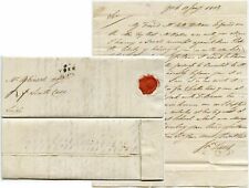 1803 LETTER YORK 190 MILEAGE to ROBINSON SOUTH CAVE SIGNED J L DAVIS picture