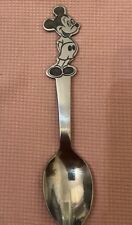 Vintage Walt Disney  Mickey Mouse  Child Spoon Stainless Flatware Japan Vintage picture