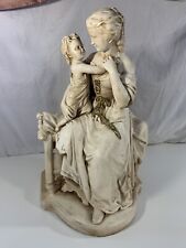 Vintage Artistic Royal Krafts # 1805 Loving Mother & Child Figurine 15” picture
