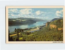 Postcard Columbia River Gorge, Crown Point, Oregon picture