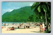 Trinidad-Trinidad, Popular Maracas Beach, Vintage Postcard picture