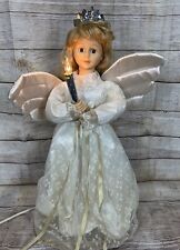 Vintage Telco Christmas Angel Motionette With Candle picture