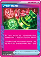 Pokemon Unfair Stamp Ace Spec S&V Twilight Masquerade 165/167 Near Mint - Mint picture