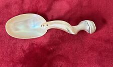 Beautiful Large Antique Mother Of Pearl Caviar Spoon Measures 8 Inches Long picture
