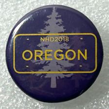 Oregon National History Day NHD2018 Pinback Pin 1.25