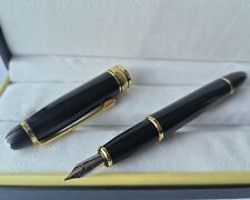 Luxury Le Grande Series Black+Gold Clip 0.7mm nib Fountain Pen NO BOX picture