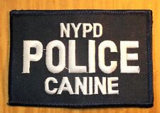 GEMSCO NOS NYPD Vintage Patch POLICE CANINE - K-9 UNIT NYC NY Original 1983 V1 picture