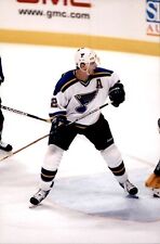 PF52 2001 Original Photo AL MACINNIS ST LOUIS BLUES NHL ICE HOCKEY DEFENSE picture