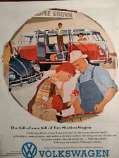 1958 Holiday Original Art Ad Advertisement VOLKSWAGON VW Automobiles picture