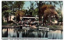 NICE Old Posctard - Outlet Club Canandaigua Outlet  - Lyons NY ca 1910 Wayne Co picture