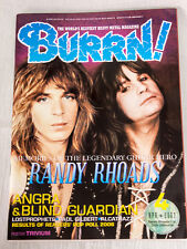 2007/04 BURRN Japan Magazine RANDY RHOADS/ANGRA/BLIND GUARDIAN/LOSTPROPHETS picture