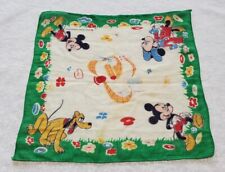 Vintage Walt Disney Production Childs Handkerchief - Pluto Minnie & Mickey Mouse picture
