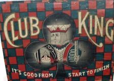 Vintage Antique Club King Cigar Box, ULTRA RARE, Johnson, Grand Rapids, Michigan picture