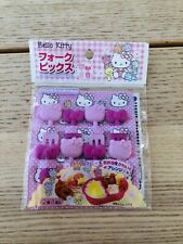 Sanrio Hello Kitty Pink Food Picks Kawaii Cute Gift - Japan Imported - US Seller picture