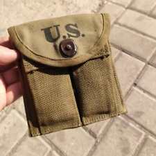 USGI WW2 M1 Carbine magazine pouch maker marked UPDIKE AWNING CO 1943 Original picture