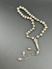 Vintage Prayer Beads Silver Tone picture