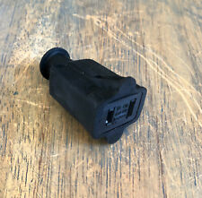 2 Prong Female Electrical Outlet - Black, polarized cord receptacle connector picture