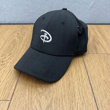 Disney Parks Exclusive Letter D Logo Adidas Black OSFM Golf Hat Cap EUC picture