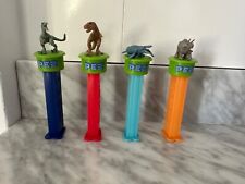 PEZ 2018 JURASSIC World Click N Play Dispensers Set of 4 Loose  New picture
