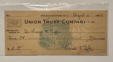 Original Signed Check by Ernie Pyle WWII Pulitzer Prize Winner Aug 1930 picture
