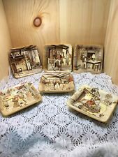 1950 Vintage New Hall Hanley Staffordshire English Dishes  Set Of 5 picture