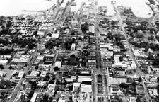 RPPC Postcard c1940's Aerial View Business District Pensacola Florida Vintage picture
