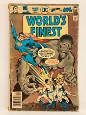 Vintage 1976 World's Finest Superman Batman Vol36, #241 DC Comic Book SuperStars picture