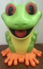 Rainforest Cafe CHACHA 3D Tree Frog Drink Sipper Cup with Straw picture