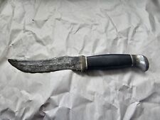VINTAGE 1965-1980 CASE XX USA 223-6 FIXED BLADE HUNTING KNIFE CRACKED HANDLE N1 picture