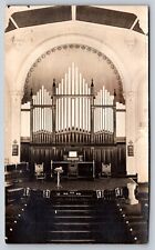 Postcard RPPC Church Organ 3T picture