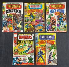 Amazing Adventures (1970) #'s 1 2 3 4 5 6 7 8 9 10 Complete Inhumans Black Widow picture