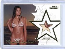 MICHELLE LOMBARDO 2004 SPORTS ILLUSTRATED SI SWIMSUIT #SM 6/10 BIKINI RELIC CARD picture