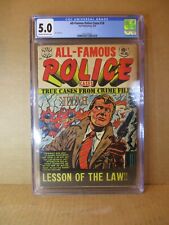 All-Famous Police Cases 16 CGC 5.0 LB Cole RARE LAST ISSUE 1954 Star Crime Comic picture