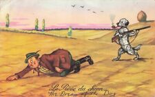 Artist card Boris O’Klein The Dream of the Dog on 2 Legs Comic Postcard c. 1957 picture