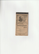 Vintage circa 1910 Allison's $3.00 Credit Coupon Check Book General Store picture