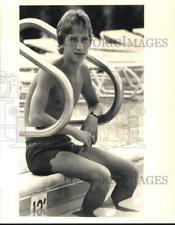 1984 Press Photo Junior Olympics champion swimmer Ted Hughes, former Houstonian picture