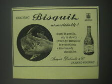 1957 Bisquit Cognac Ad - Cognac Bisquit unmistakably picture
