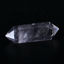 60-70mm Rare Natural Clear Quartz Crystal Point Wand Double Terminated Obelisk picture