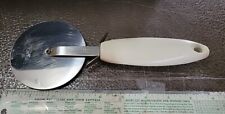 Vintage Pyrex Accessories White Handle Pizza Cutter Wheel  picture